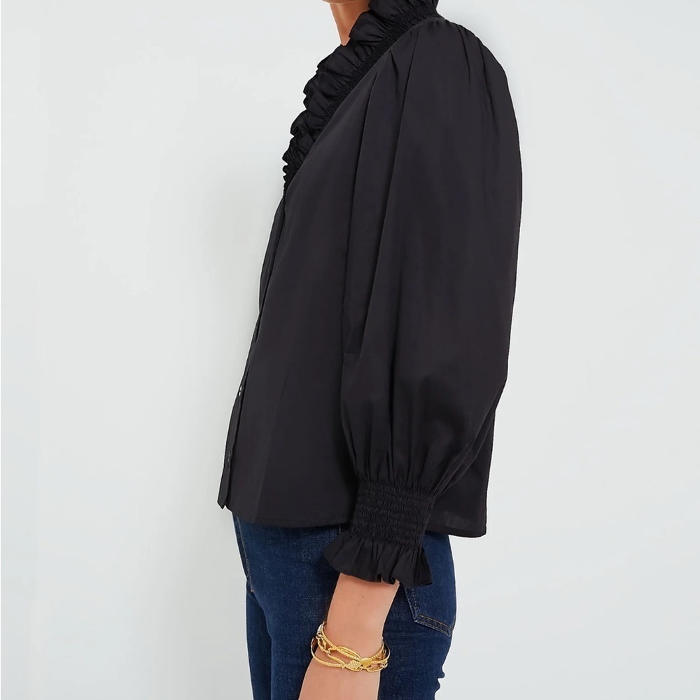 NWT Harshman Bonnie shirt black size medium - Picture 5 of 7
